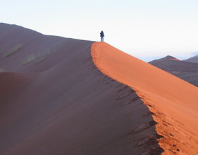 ナミビアナミブ砂漠砂丘